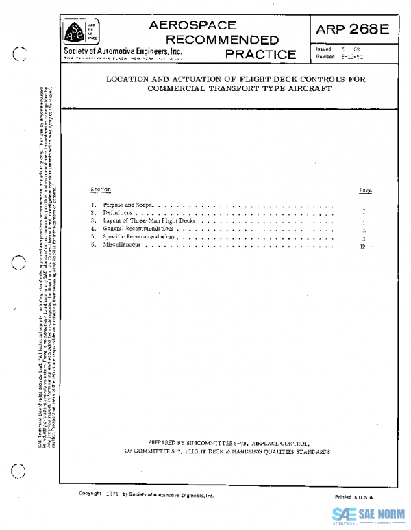 SAE ARP268E PDF