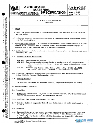 SAE AMS4012D PDF