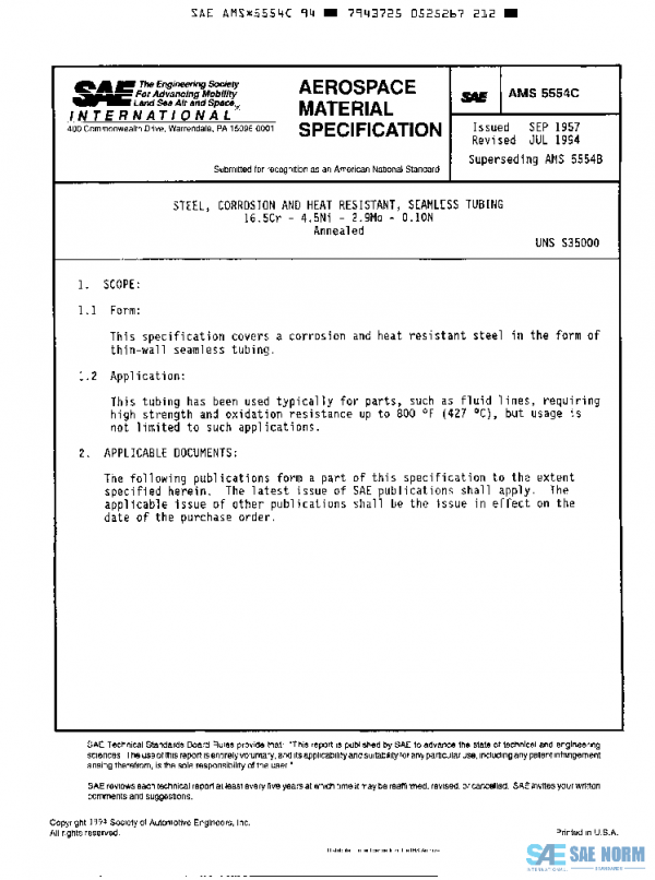 SAE AMS5554C PDF
