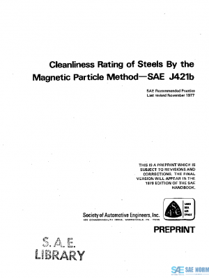 SAE J421B_197711 PDF