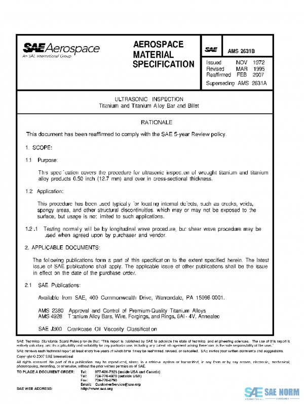 SAE AMS2631B PDF