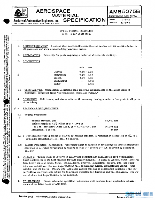 SAE AMS5075B PDF
