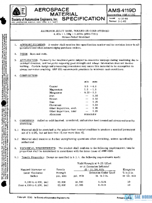 SAE AMS4119D PDF