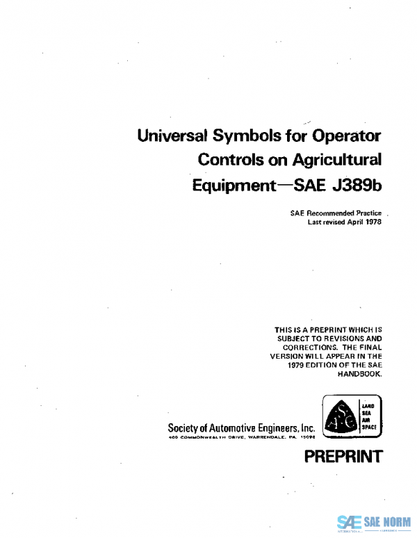 SAE J389B_197804 PDF SAE J389B_197804 PDF