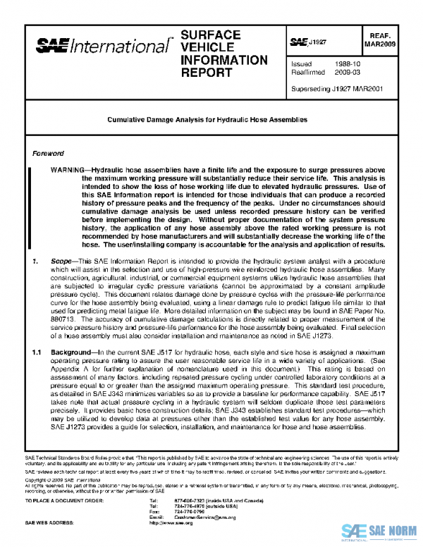 SAE J1927_200903 PDF