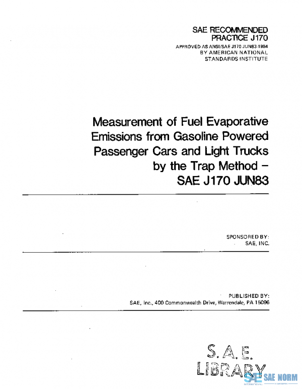 SAE J170_198306 PDF