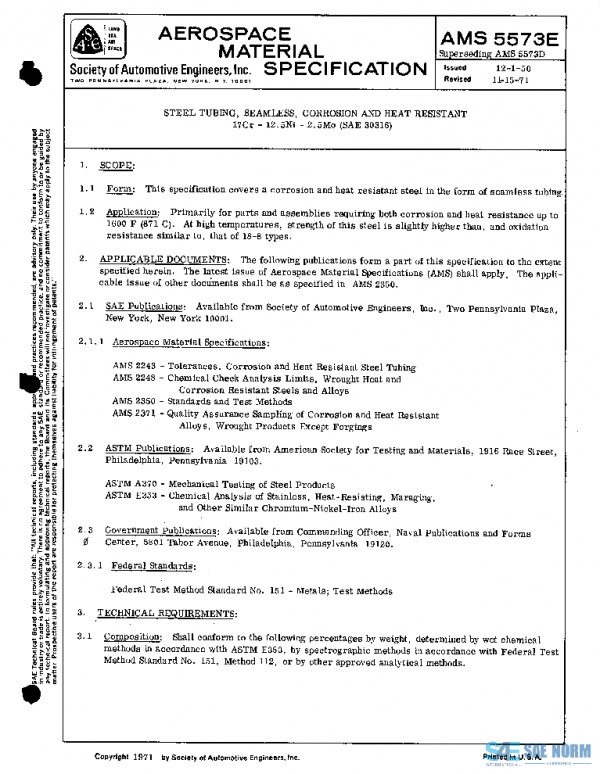 SAE AMS5573E PDF SAE AMS5573E PDF
