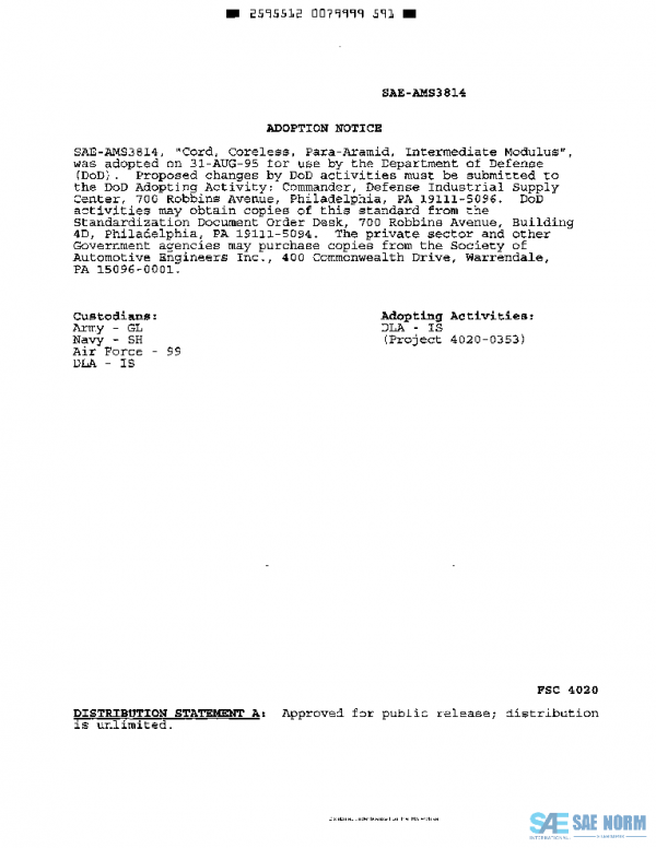 SAE AMS3814 PDF