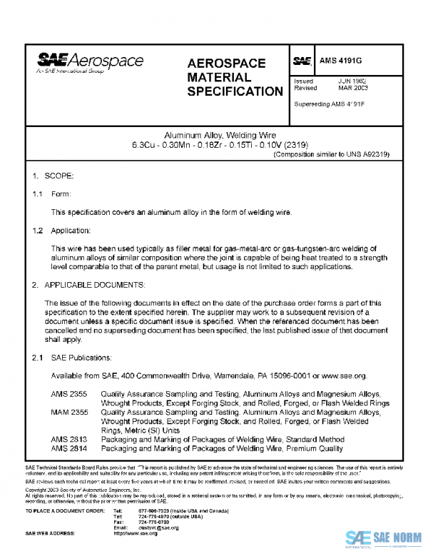 SAE AMS4191G PDF