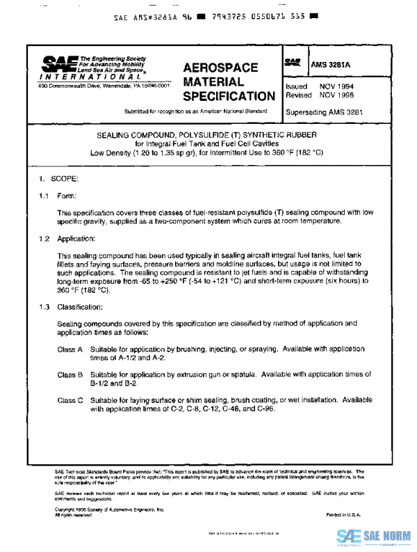 SAE AMS3281A PDF