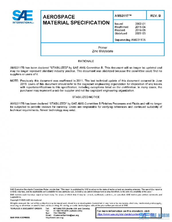 SAE AMS3117B PDF