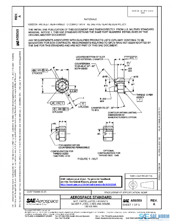 SAE AS9359A PDF SAE AS9359A PDF