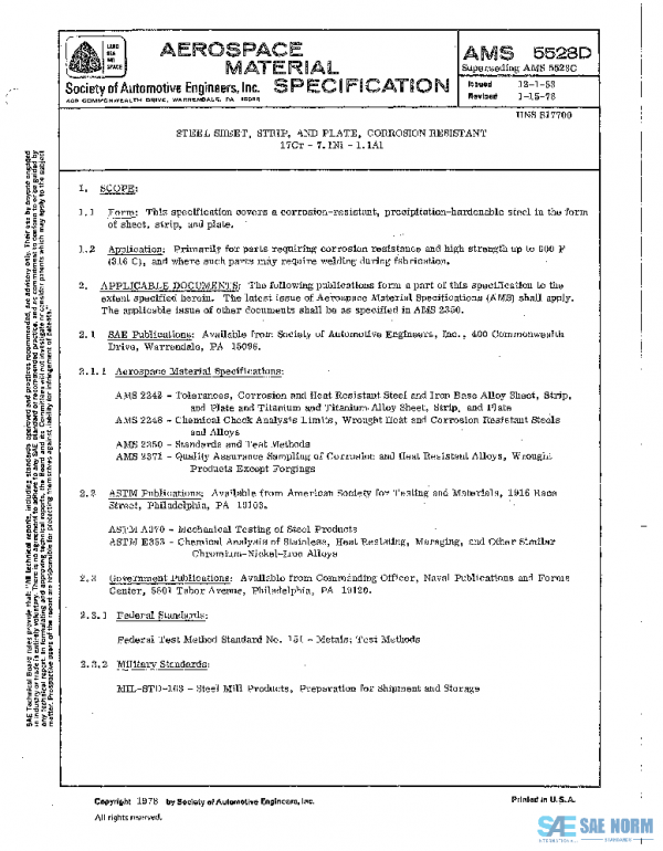 SAE AMS5528D PDF