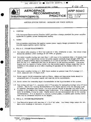 SAE ARP504C PDF