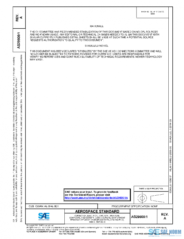 SAE AS29600/1A PDF