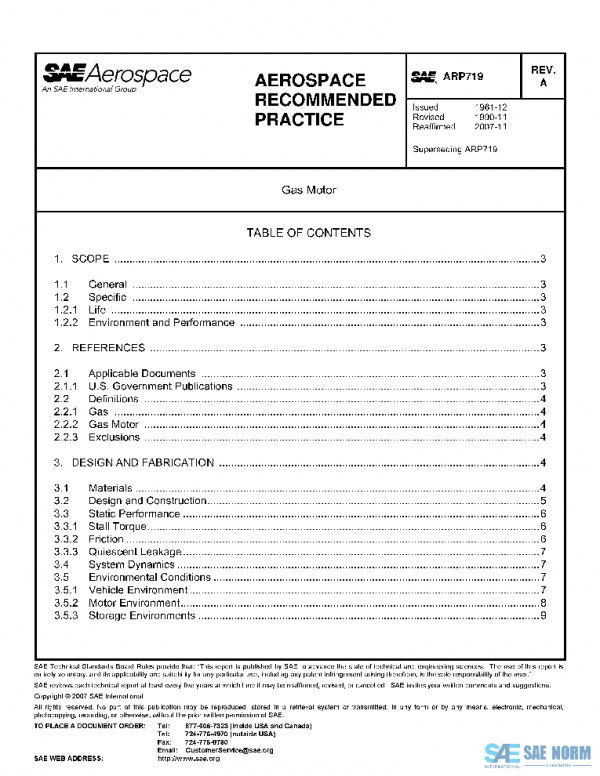 SAE ARP719A PDF