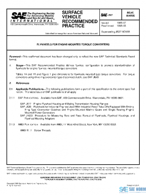 SAE J927_199503 PDF