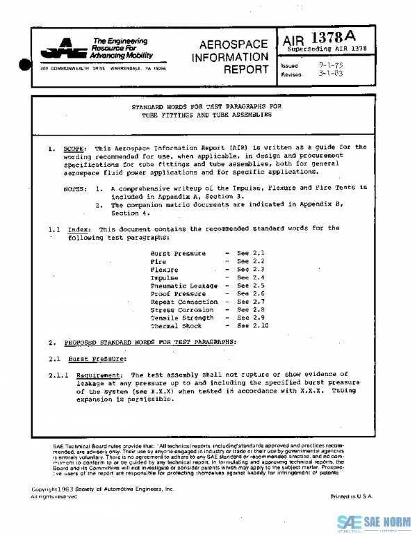 SAE AIR1378A PDF