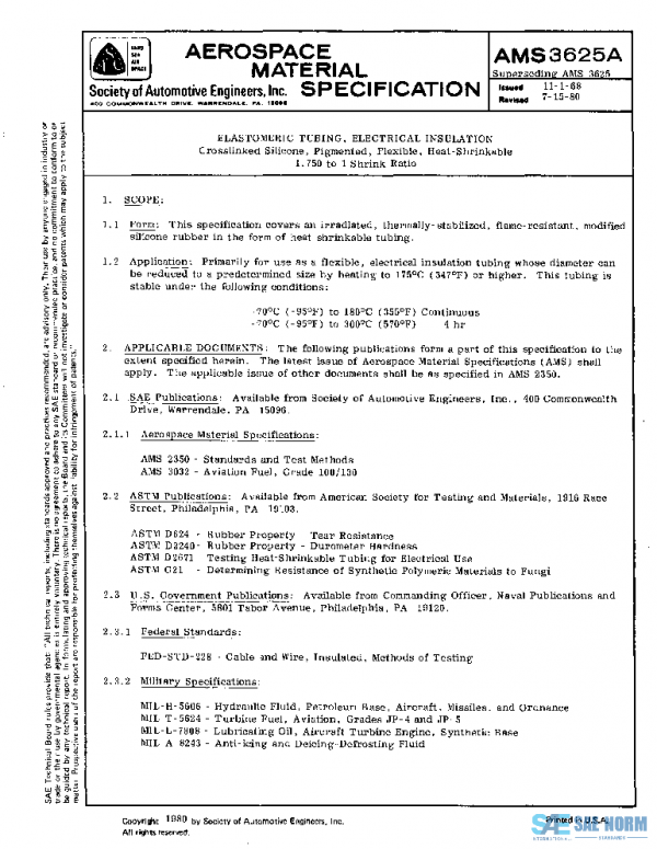 SAE AMS3625A PDF