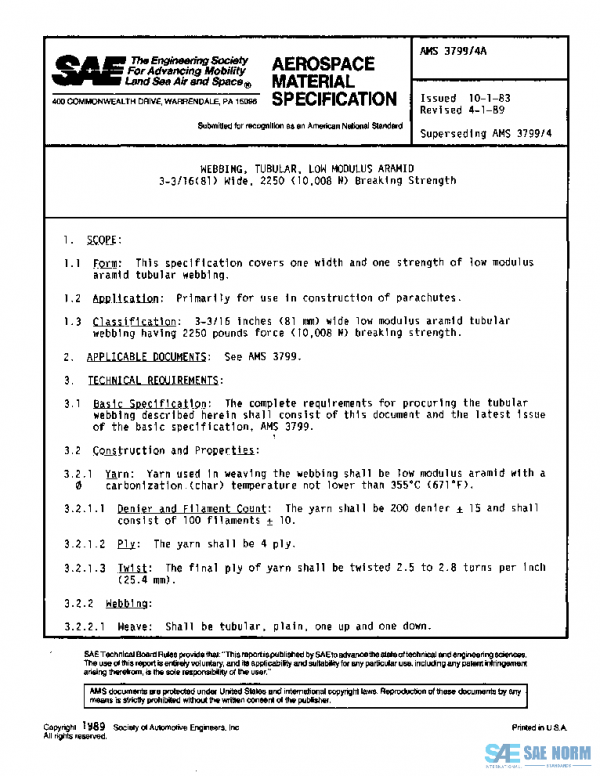 SAE AMS3799/4A PDF