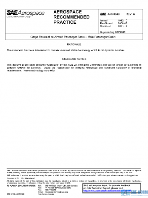 SAE ARP4049A PDF