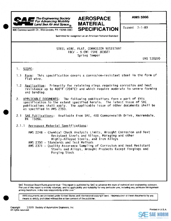 SAE AMS5866 PDF