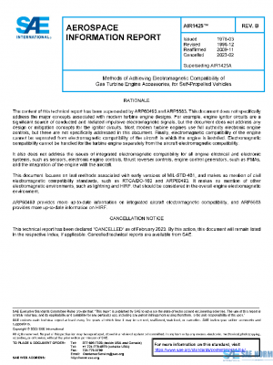 SAE AIR1425B PDF
