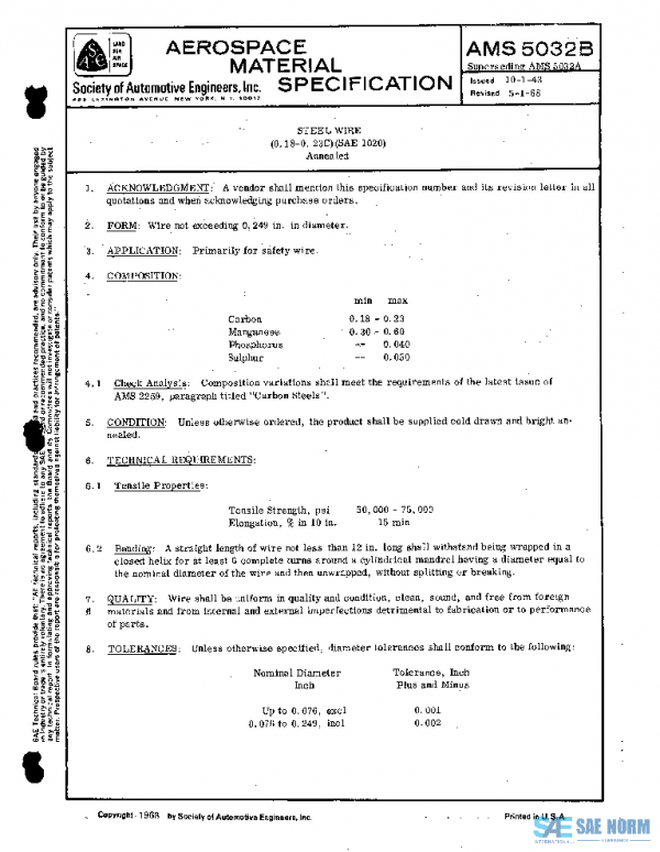 SAE AMS5032B PDF