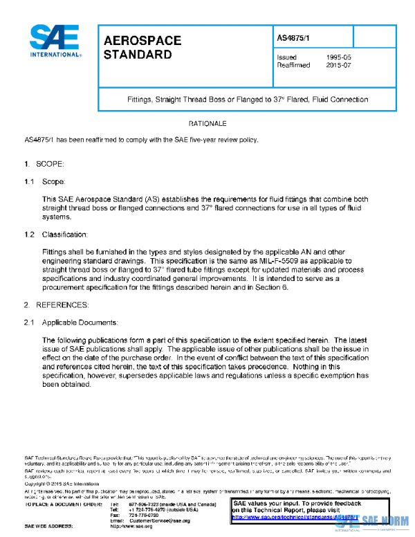 SAE AS4875/1 PDF SAE AS4875/1 PDF