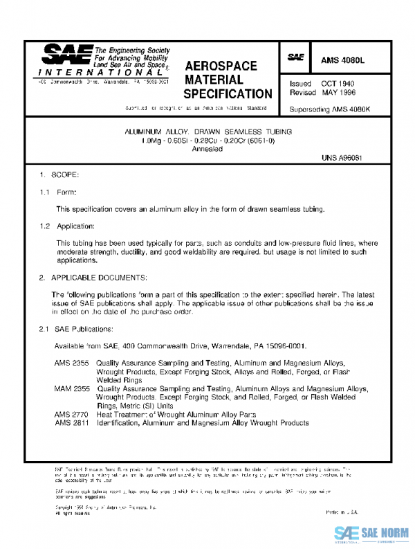 SAE AMS4080L PDF