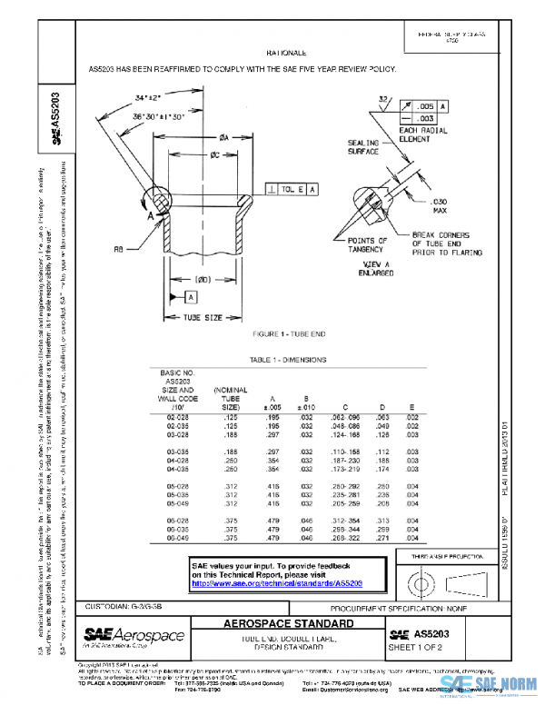 SAE AS5203 PDF SAE AS5203 PDF