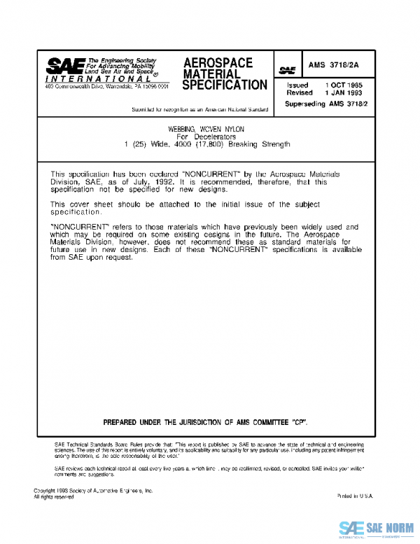 SAE AMS3718/2A PDF SAE AMS3718/2A PDF