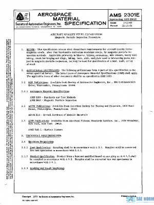 SAE AMS2301E PDF