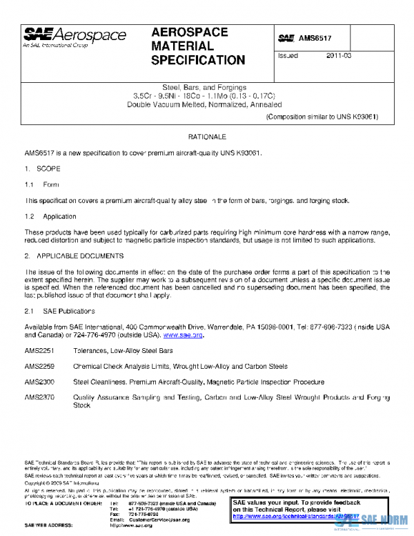 SAE AMS6517 PDF