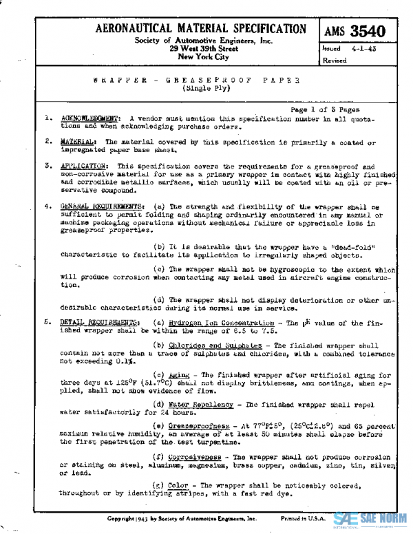 SAE AMS3540 PDF