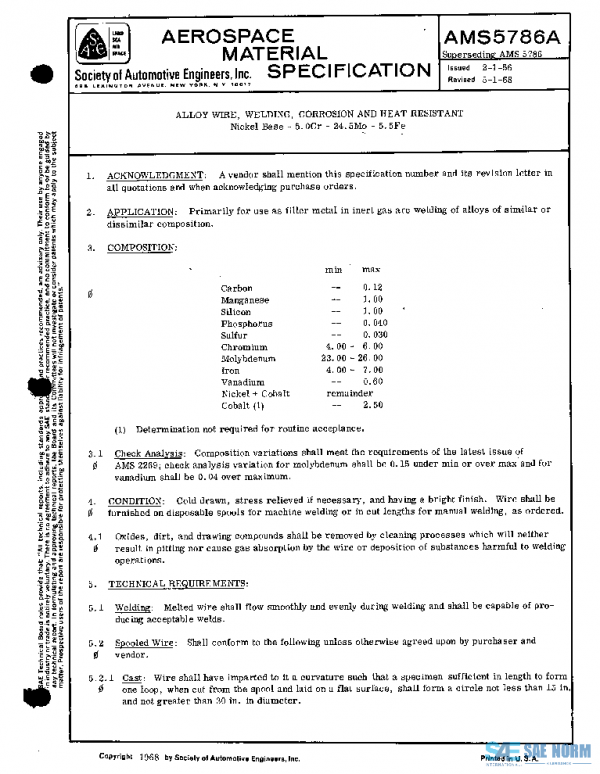 SAE AMS5786A PDF