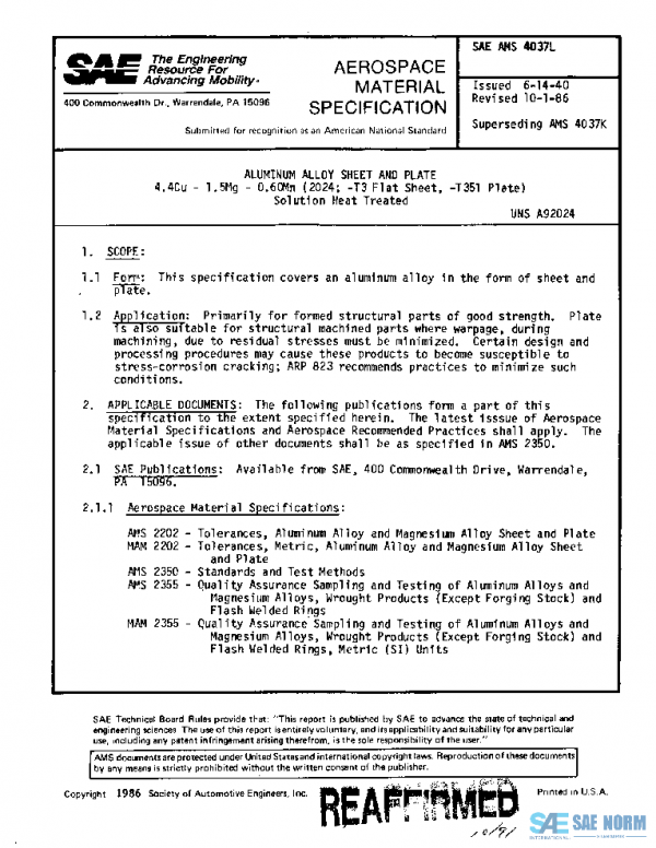 SAE AMS4037L PDF