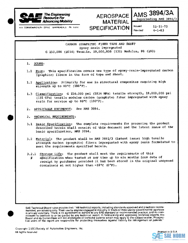 SAE AMS3894/3A PDF
