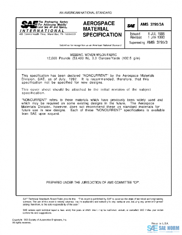 SAE AMS3795/3A PDF