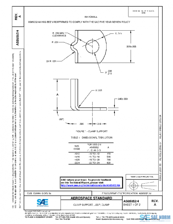 SAE AS85052/4A PDF SAE AS85052/4A PDF