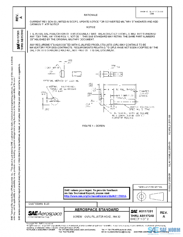 SAE AS117001A PDF SAE AS117001A PDF
