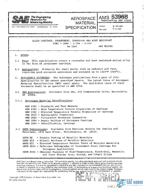 SAE AMS5396B PDF