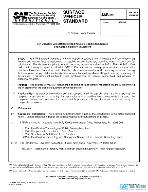 SAE J2417_199806 PDF SAE J2417_199806 PDF