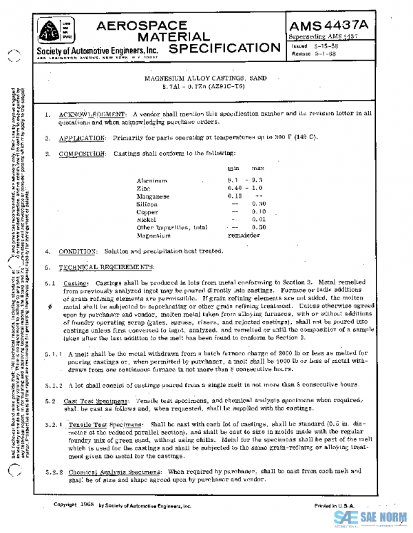 SAE AMS4437A PDF