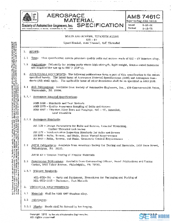 SAE AMS7461C PDF