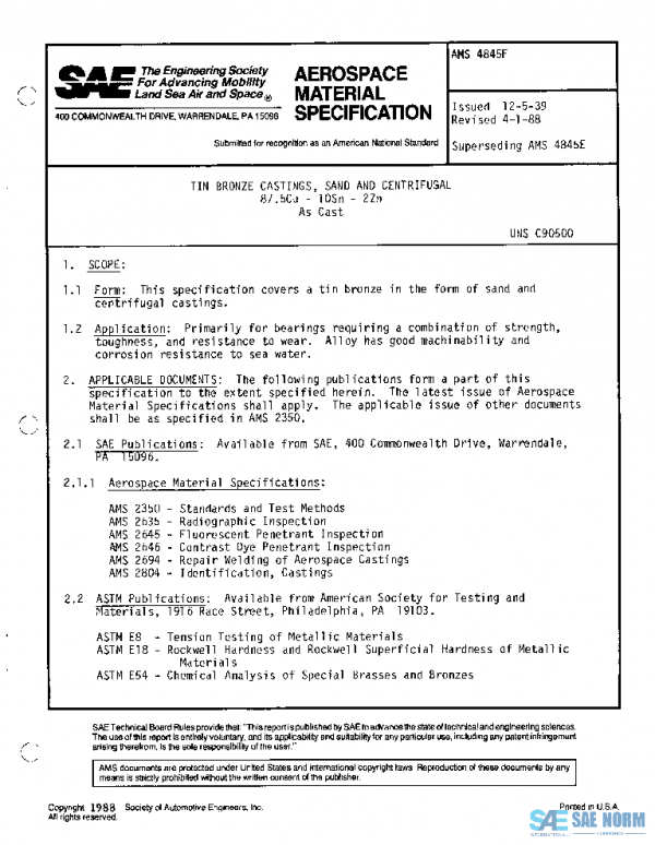SAE AMS4845F PDF