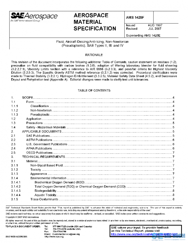 SAE AMS1428F PDF SAE AMS1428F PDF