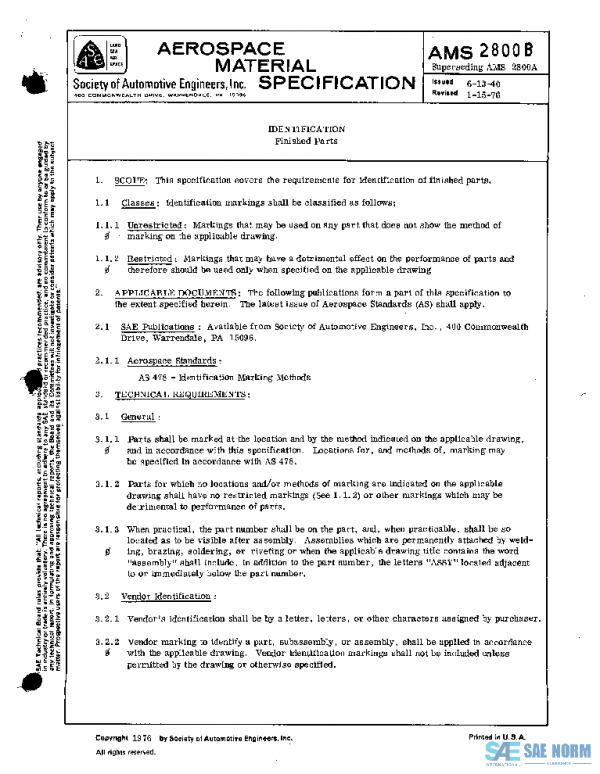SAE AMS2800B PDF