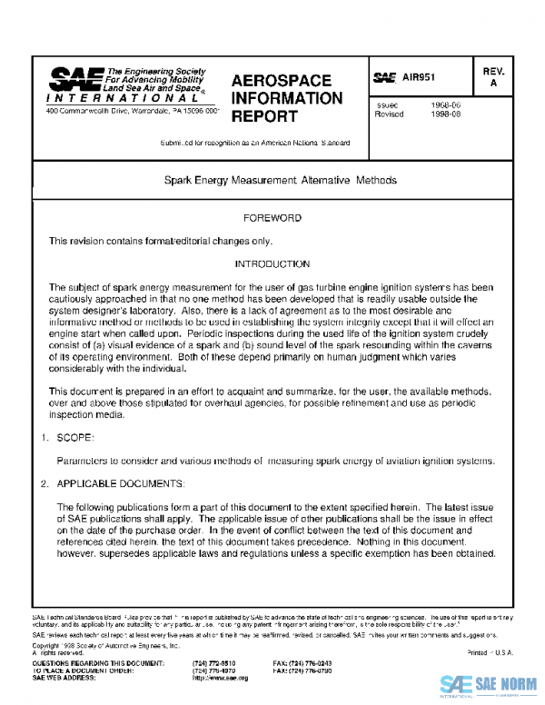 SAE AIR951A PDF