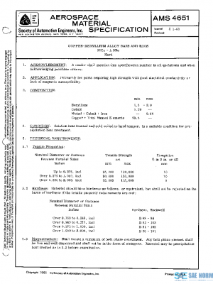 SAE AMS4651 PDF
